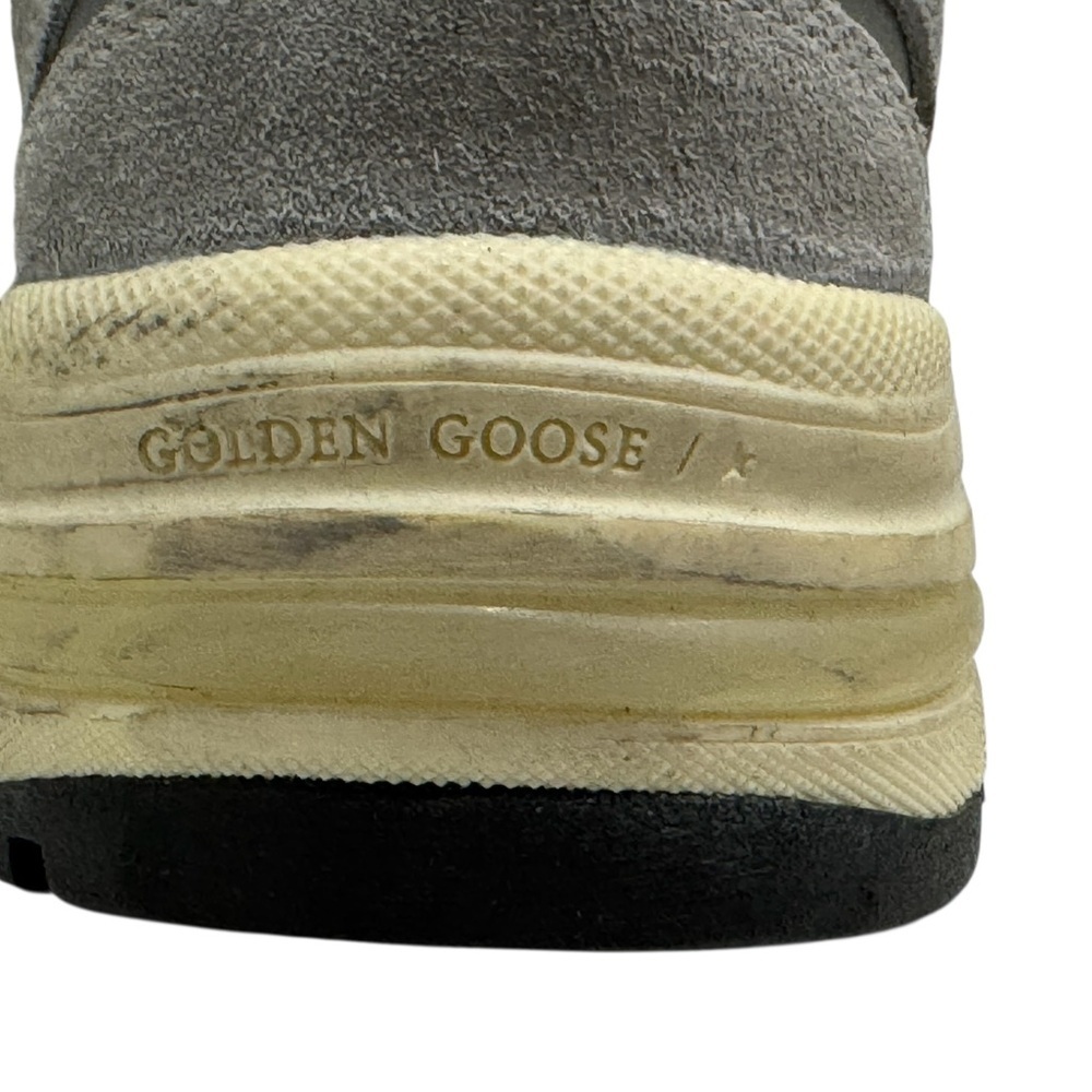 Golden Goose Women's Running Dad-Star Sneaker Suede Silver Mesh BNIB - Picture 7 of 14